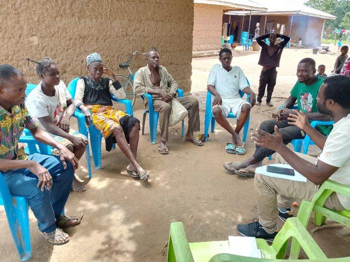 Community Engagement on NTDs at Kwadom in the Wenchi Municipal