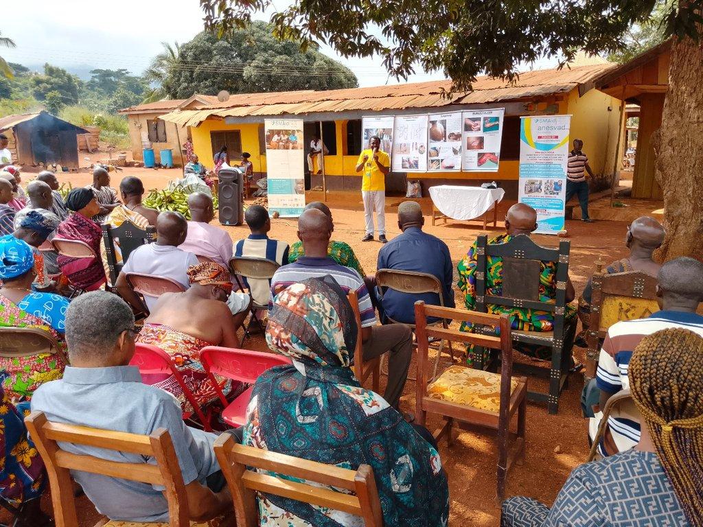 Community Durbar on NTDs at Zezera in the Jaman South District